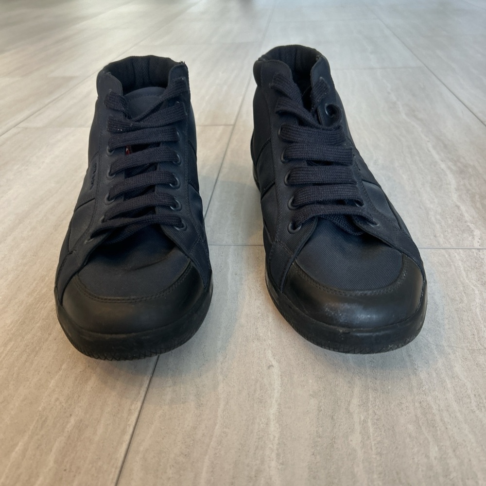 Prada Men's Dark Navy Sneakers